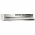 Almo 24in. Stainless Steel Ductless Under-Cabinet Range Hood, Charcoal Filter and Builtin Lighting 412404